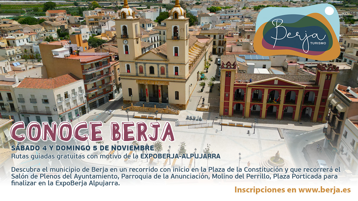 Berja propone rutas guiadas para conocer la ciudad coincidiendo con la ExpoBerja Alpujarra